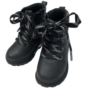 Cat & Jack Toddler Girl Boots Size 7 Zip Up Black